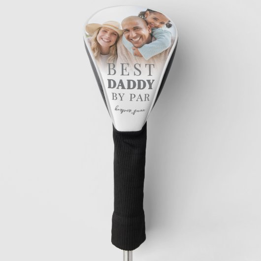 Beste papa foto vader golfheadcover (Voorkant)