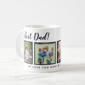 Beste papa! Fotocollage Koffiemok (Voorkant links)