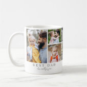 Beste Papa Fotocollage Vader Koffiemok (Links)