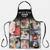 Beste papa fotocollage Vaderdag Schort (Voorkant)