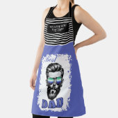 Beste Papa Gay vlag kleuren Vaderdag cadeau Schort (Insitu)