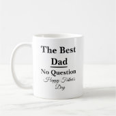 Beste Papa, Geen Discussie Vaderdag Koffiemok (Links)