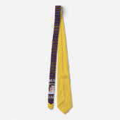 Beste Papa Gele Chevron & Foto Stropdas (Achterkant)