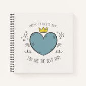 Beste Papa Gelukkige Vaderdag | Notitieboekje Notitieboek (Voorkant)
