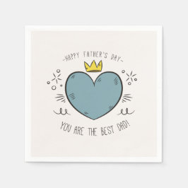 Beste Papa Gelukkige Vaderdag | Servet