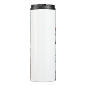 Beste Papa Gepersonaliseerde 4 Fotocollage Thermosbeker (Achterkant)