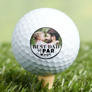Beste papa gepersonaliseerde foto golfballen