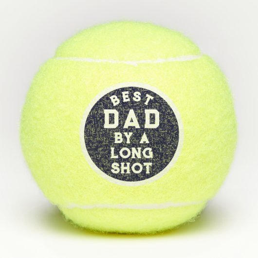 Beste Papa Gift Tennisballen (Voorkant)