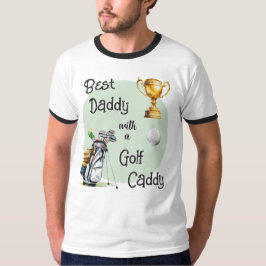 Beste Papa Golf Caddy Golfer Vader Leuke Vaderdag T-shirt