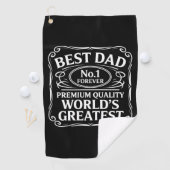 Beste Papa Golfhanddoek (Insitu)