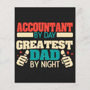 Beste papa grap quote  vaderdag cadeau flyer