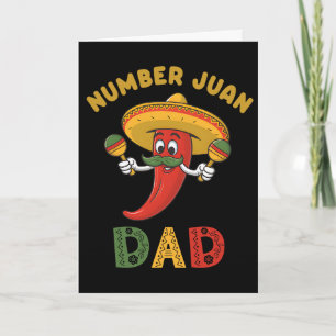 Beste Papa Grappige Vaderdag Mexicaanse Juan Vader Kaart