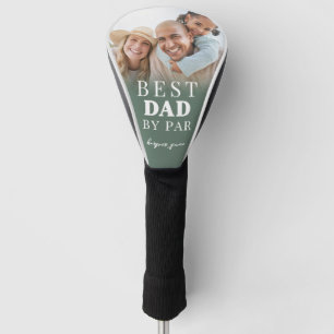 Beste papa groene foto vader golfheadcover