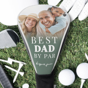 Beste papa groene foto vader golfheadcover