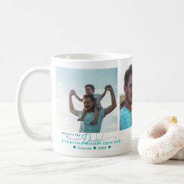 Beste papa | Handgeschreven collage met drie foto' Koffiemok