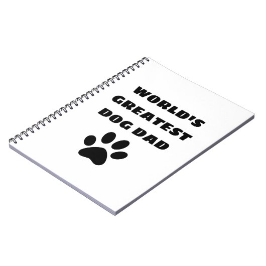 Beste Papa Hond Ooit Aangepaste Tekst Gepersonalis Notitieboek (Linkerzijde)