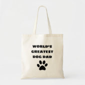 Beste Papa Hond Ooit Aangepaste Tekst Gepersonalis Tote Bag (Voorkant)