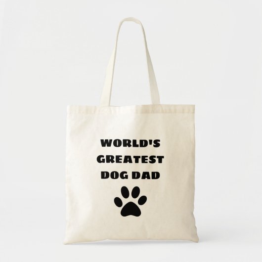 Beste Papa Hond Ooit Aangepaste Tekst Gepersonalis Tote Bag (Voorkant)