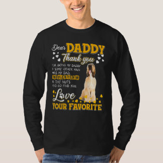 Beste papa, ik dank je dat je mijn vader bent t-shirt