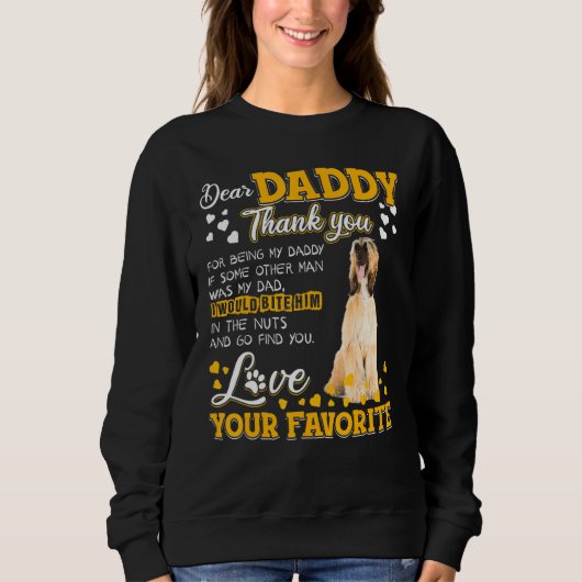 Beste papa, ik dank je dat je mijn vader bent trui (Voorkant)