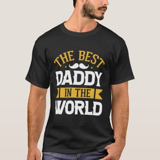 Beste papa in de hele wereld Vaderdag 20 T-shirt (Voorkant)