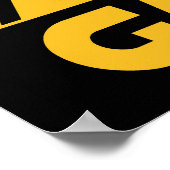 Beste papa in de melkweg poster (Hoek)