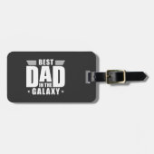 Beste papa in de Melkweg - Vaderdag, Verjaardag Bagagelabel (Voorkant horizontaal)