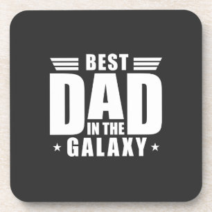 Beste papa in de Melkweg - Vaderdag, Verjaardag Bier Onderzetter