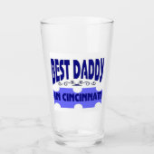 Beste papa in de stad Cincinnati Glas (Voorkant)