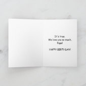 Beste Papa in de wereld Kaart (Binnen)