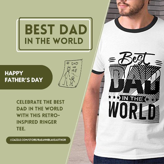Beste papa in de wereld T-shirt