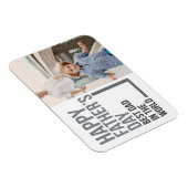 Beste papa in de wereld Vaderdag | Fotomagneet Magneet (Rechterzijde)