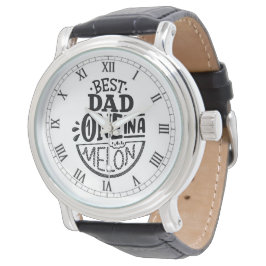 BESTE PAPA IN EEN MELOEN HORLOGE