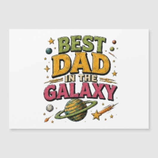 “Beste papa in het heelal” (Voorkant)