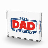 Beste papa in het heelal fotoblokken (Rechts)