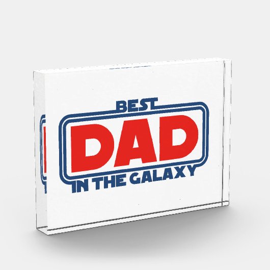 Beste papa in het heelal fotoblokken (Links)