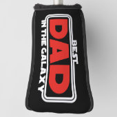 Beste papa in het heelal golfheadcover (Draai 90)