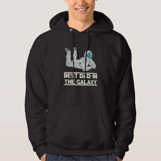 Beste Papa In Het Heelal Hoodie (Voorkant)