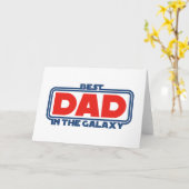 Beste papa in het heelal kaart (Gele Bloem)