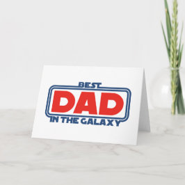 Beste papa in het heelal kaart