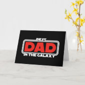 Beste papa in het heelal kaart (Gele Bloem)