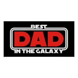 Beste papa in het heelal perfect poster