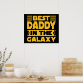 Beste Papa In Het Heelal Poster (Keuken)