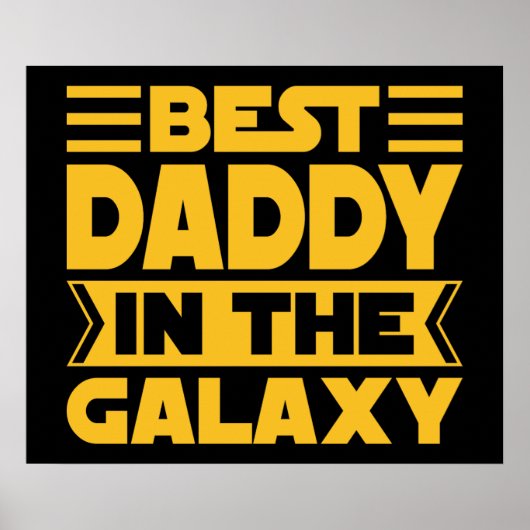 Beste Papa In Het Heelal Poster (Voorkant)
