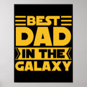 Beste papa in het heelal poster (Voorkant)