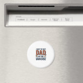 Beste papa in het heelal ruimte vector ontwerp_1 magneet (Insitu (Vaatwasser))