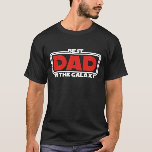 Beste papa in het heelal t-shirt (Voorkant)