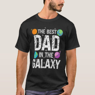 Beste papa in het heelal Vaderdag cadeau voor T-shirt
