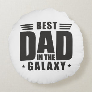 Beste papa in het heelal - Vaderdag, verjaardag Rond Kussen