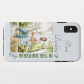 Beste Papa in het Universum Aangepaste Foto Case-Mate iPhone Case (Achterkant (horizontaal))
